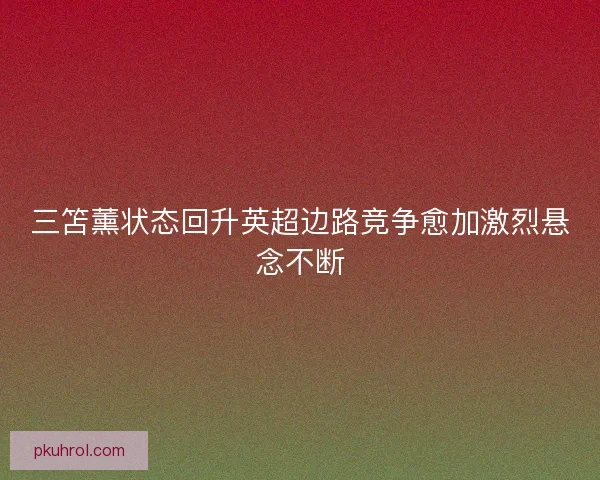 三笘薰状态回升英超边路竞争愈加激烈悬念不断 三笘薰状态回升英超边路竞争愈加激烈悬念不断